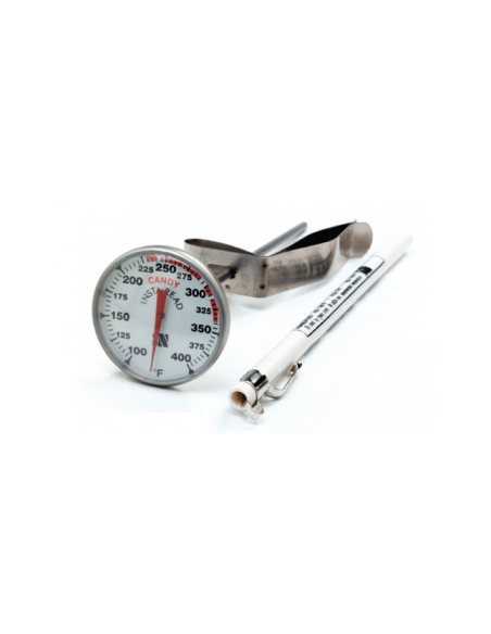 Frituurthermometer / Suikerthermometer met haak RVS
