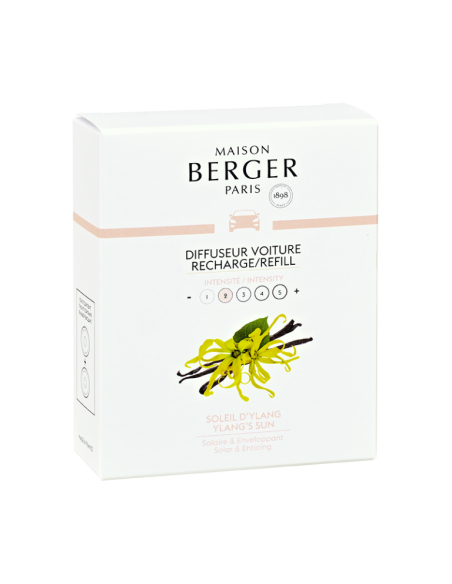 Maison Berger Autoparfum Navulling 2x Soleil d'Ylang