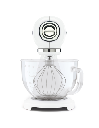 Smeg Mixer & Keukenmachine Wit met glazen kom