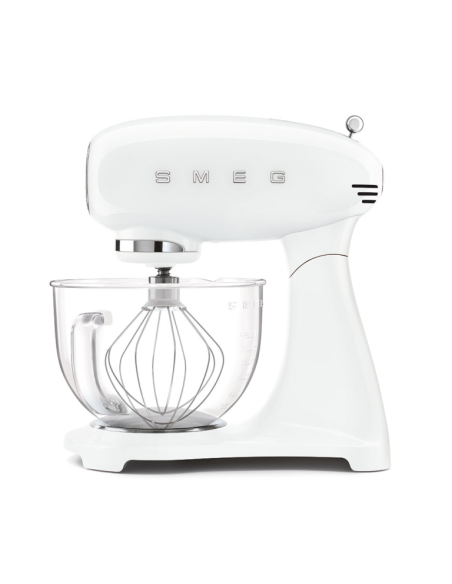 Smeg Mixer & Keukenmachine Wit met glazen kom