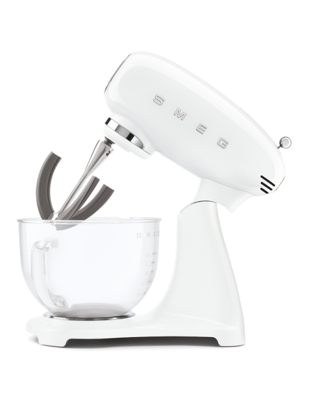 Smeg Mixer & Keukenmachine Wit met glazen kom