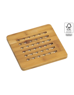 Panonderzetter bamboe vierkant 19 cm