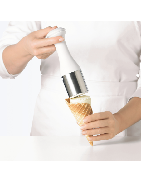 Cuisipro IJsstapel Schep Wit / Ice Cream Scoop & Stack