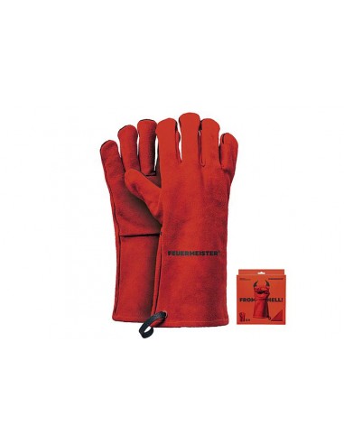 Feuermeister paar Leren (BBQ) Handschoenen Rood Size 12 / XL