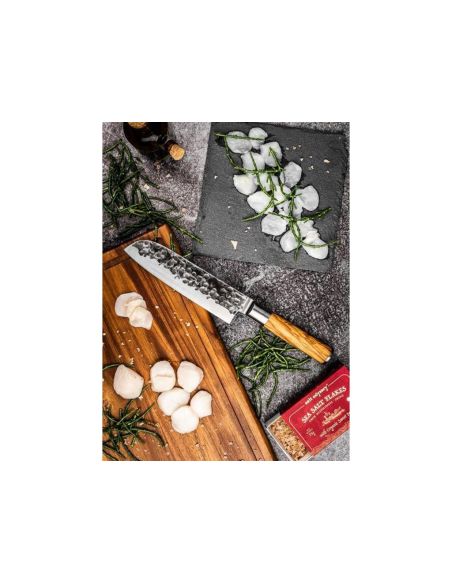 Forged Olive Santoku 18cm