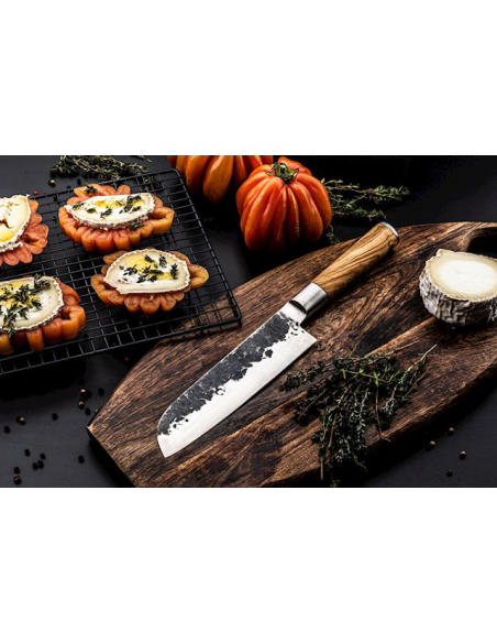 Forged Olive Santoku 18cm