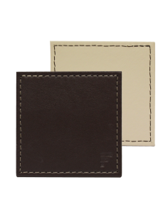 Set-4 onderzetter 10x10 cm Choco/creme