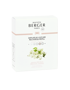 Maison Berger Autoparfum Navulling 2x Jasmin Précieux