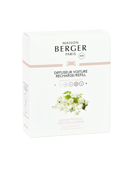 Maison Berger Autoparfum Navulling 2x Jasmin Précieux