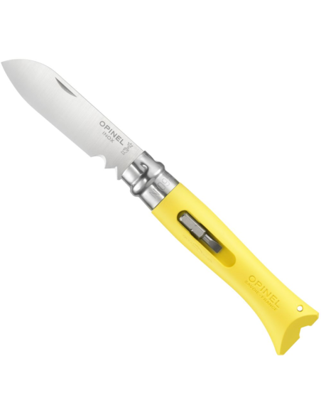 Opinel zakmes DIY Nr. 9 Geel