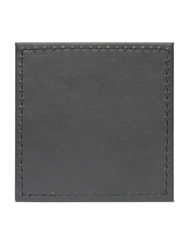 Set-4 onderzetter 10x10 cm Petrol/Antraciet