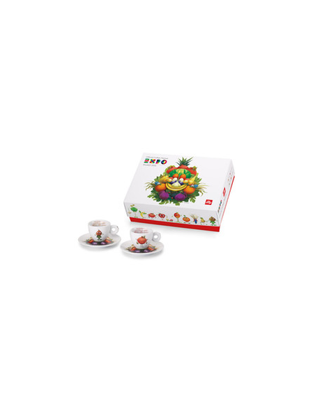 Illy Expo Foody Collection Espresso 2 kop/schotel Set B