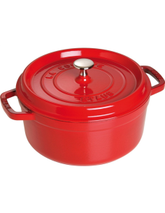 Staub Ronde Braadpan Kers 20 cm