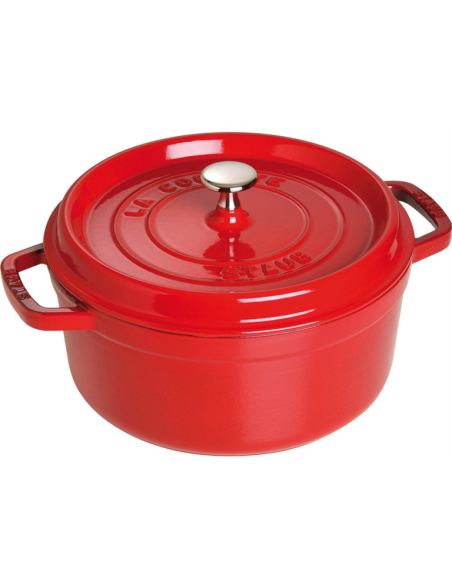 Staub Ronde Braadpan Kers 20 cm