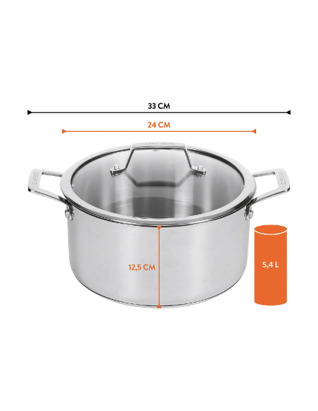 CHEFS&CO Kookpan m.d 4L 24cm
