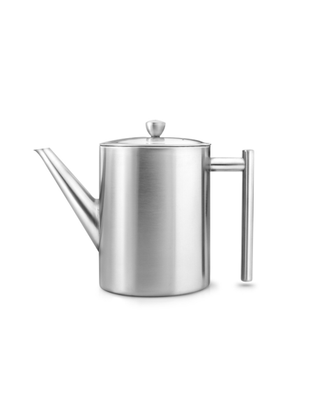 Dubbelwandige Theepot Minuet Cylindre Mat 1,2L