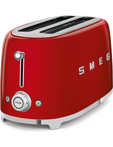 Smeg Broodrooster 2x4 Rood