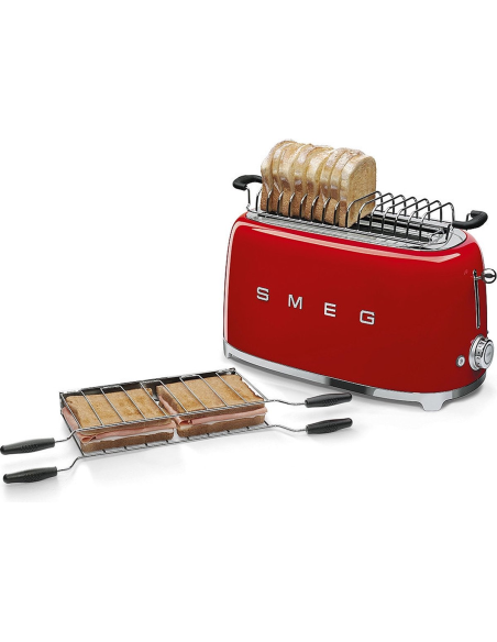 Smeg Broodrooster 2x4 Rood