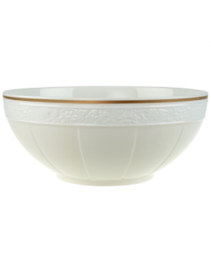 Ivoire schaal rond diep 24 cm (nr.2)