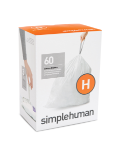 Simplehuman Sure Fit Liner Code H 30-35L. 60 stuks