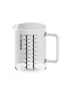 Maatbeker laboratoriumglas 1,0 L