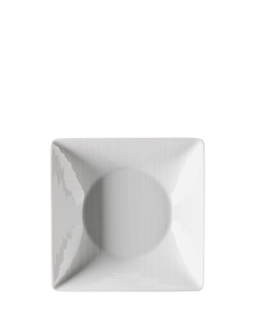 Rosenthal Mesh Vierkant Diep Bord 20 cm Wit