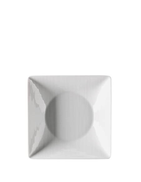 Rosenthal Mesh Vierkant Diep Bord 20 cm Wit