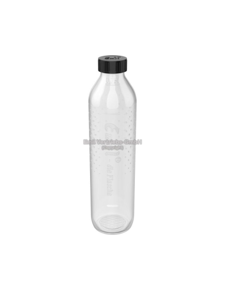 Glazen drinkfles met mantel 0,75 L Strepen