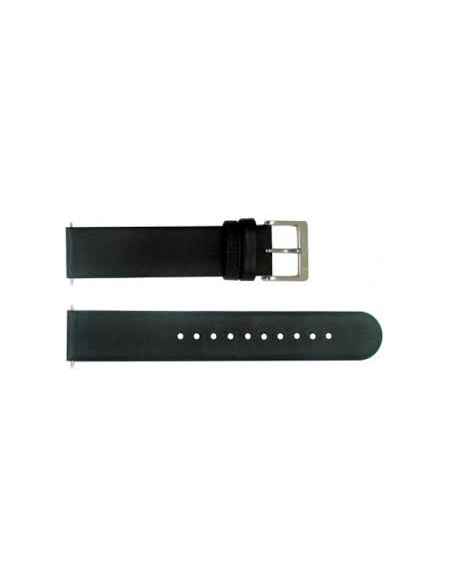 Mondaine Horlogeband Zwart Voor Classic 36mm en Evolution 35mm