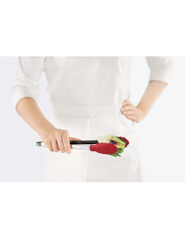 Cuisipro Serveertang RVS met Siliconen 24 cm