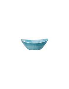 Schaaltje Ovaal 15x11 cm Mesh Aqua