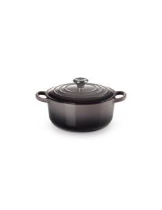 Le Creuset Braad- / Stoofpan Signature rond Flint 24cm 4,2l