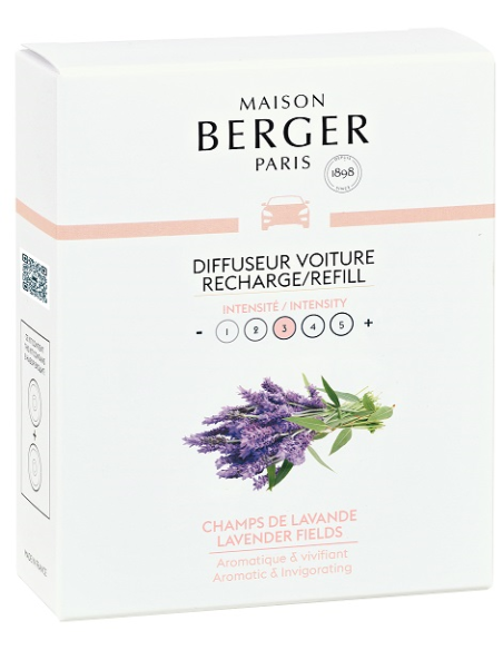 Maison Berger Auto Navulling 2x Lavender Fields