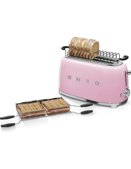 Smeg Broodrooster 2x4 Roze