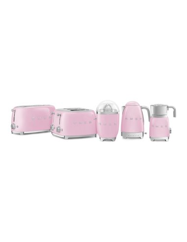 Smeg Broodrooster 2x4 Roze