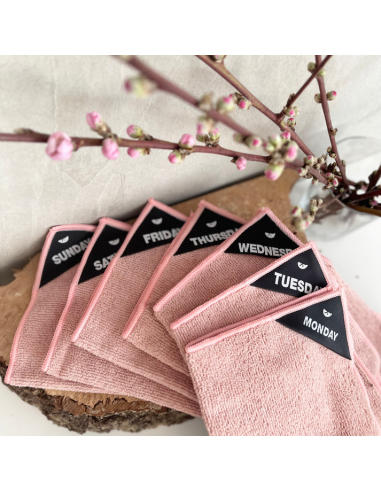 Klud vaatdoekjes Blossom - Set van 7