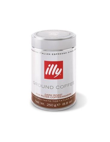 Illy Gemalen koffie 250 gram cafétieres/filtermaling