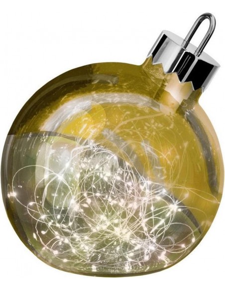 Led Ornament Kerstbal Gold 25 cm