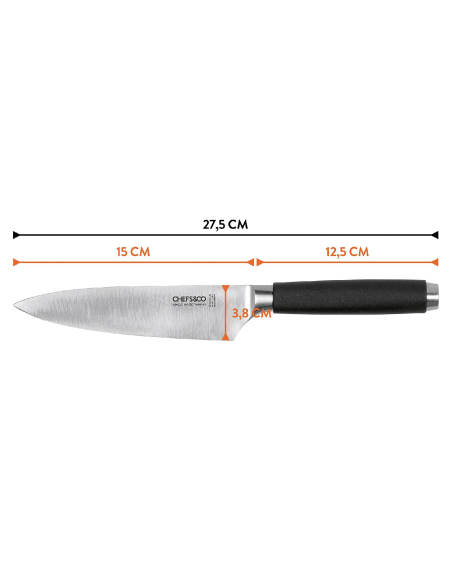 CHEFS&CO Koksmes 15 cm