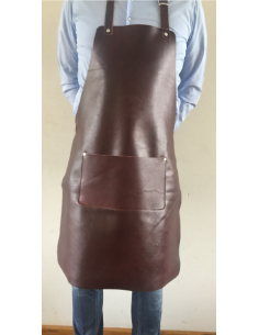 Barts Taste schort leder Cognac bruin