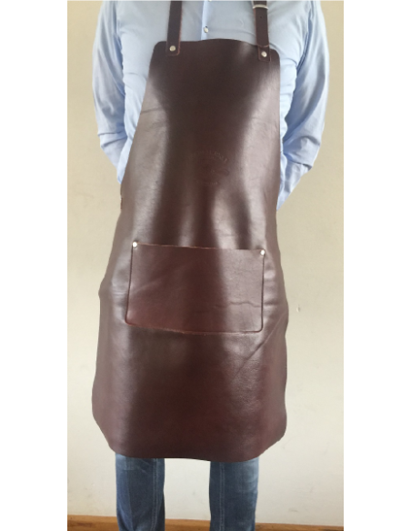 Barts Taste schort leder Cognac bruin