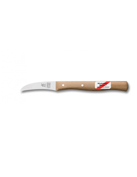 Herder Molenmes Gebogen 59mm - Koolstofstaal - Beuken