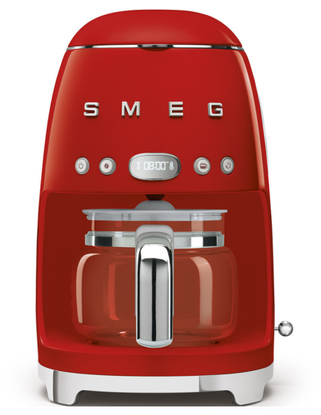 Smeg Filterkoffiemachine Rood