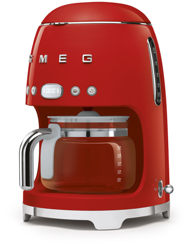 Smeg Filterkoffiemachine Rood