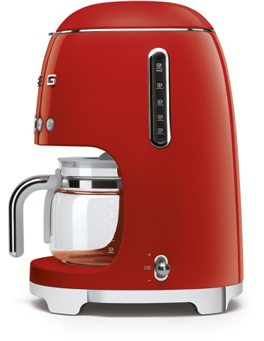 Smeg Filterkoffiemachine Rood