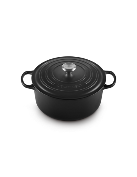 Braad- / Stoofpan Signature rond Mat Zwart 24cm 4,2l