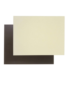 FreeForm Placemat dubbelzijdig 40 x 30 cm choco/creme