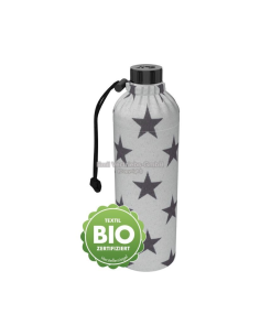 Glazen drinkfles met mantel 0,75 L Sterren