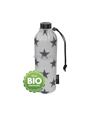 Glazen drinkfles met mantel 0,75 L Sterren