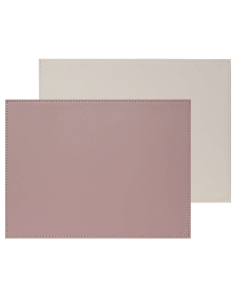 Placemat 40 x 30 cm Oudroze/Stone